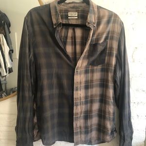 All Saints Flannel Shirt Medium